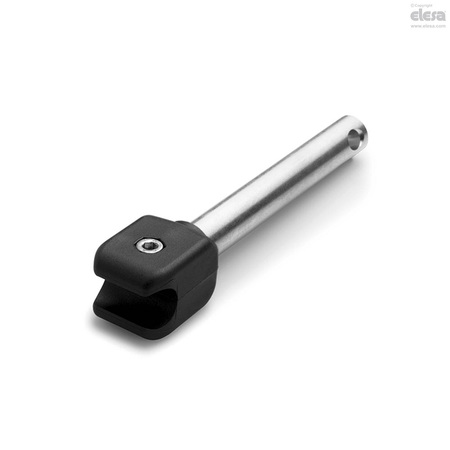 ELESA For round guides, with pin, MPG-C-S-P12-10 MPG-C-S-P